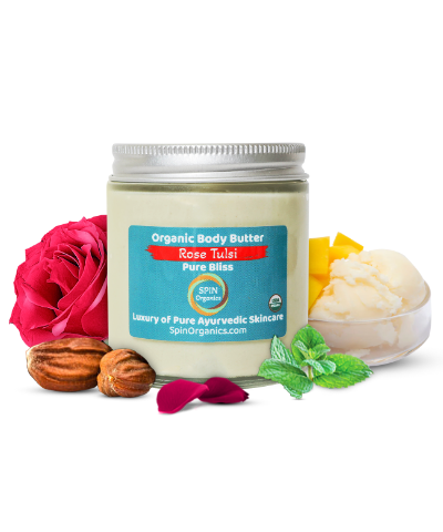 Organic Rose Tulsi Body Butter
