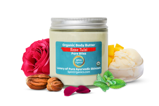 Organic Rose Tulsi Body Butter