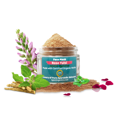 Rose Tulsi Face Mask