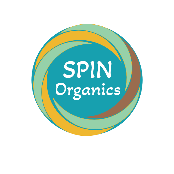 Spin Organics Our Story Logo