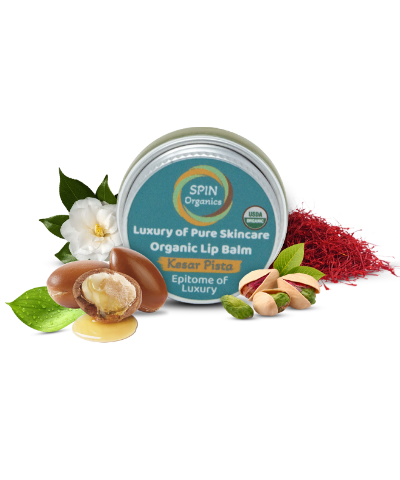 Organic Kesar Pista Lip Balm