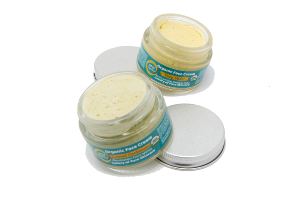 Organic Face Cream Duo, Bundle of Twisted Cardamom Face Cream and Very Vedic Face Cream